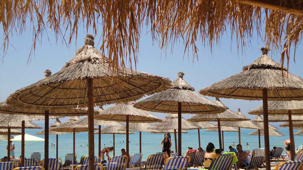 Mirto Beach Hotel & Restaurant Paralia Vrachou Eksteriør billede